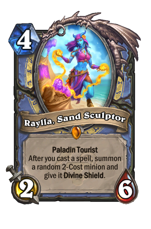 Raylla, Sand Sculptor Hearthstone kártya