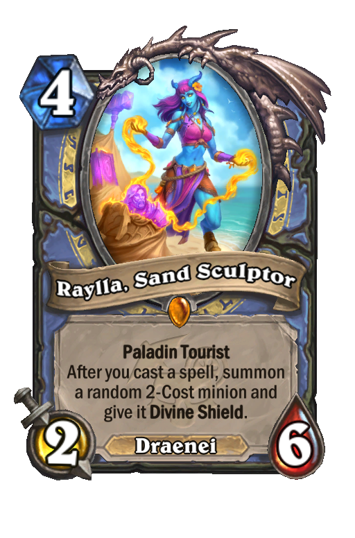 Raylla, Sand Sculptor Hearthstone kártya