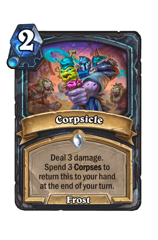 Corpsicle Hearthstone kártya