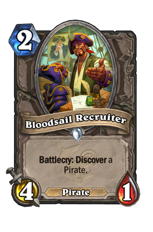 Bloodsail Recruiter Hearthstone kártya
