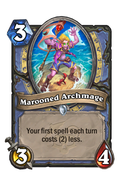 Marooned Archmage Hearthstone kártya
