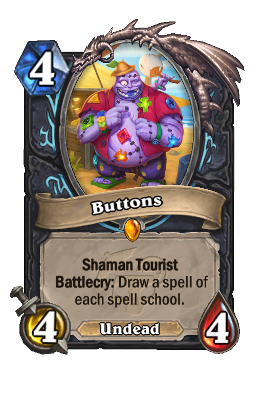 Buttons Hearthstone kártya