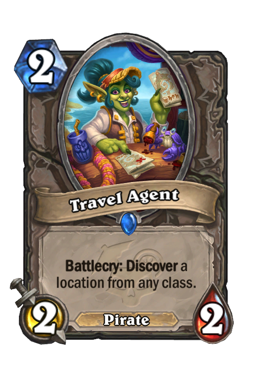 Travel Agent Hearthstone kártya