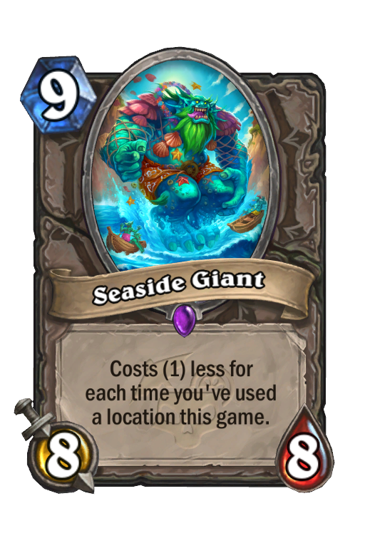 Seaside Giant Hearthstone kártya