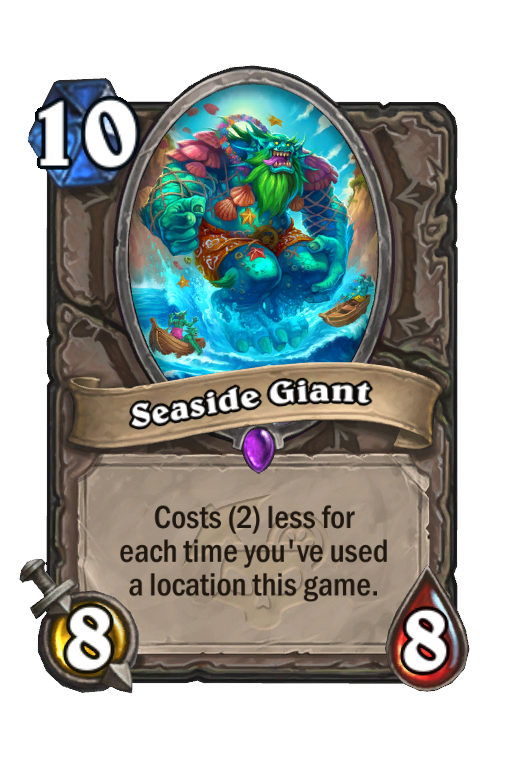 Seaside Giant Hearthstone kártya