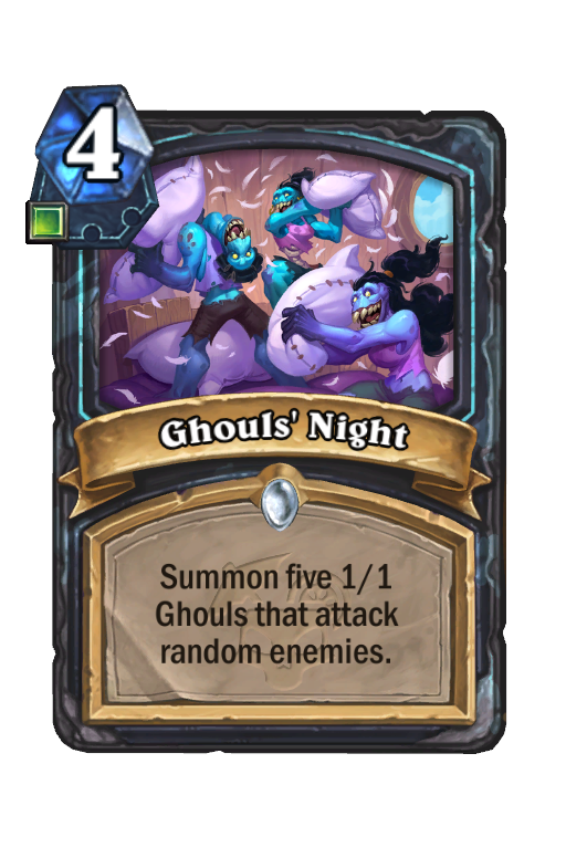 Ghouls' Night Hearthstone kártya