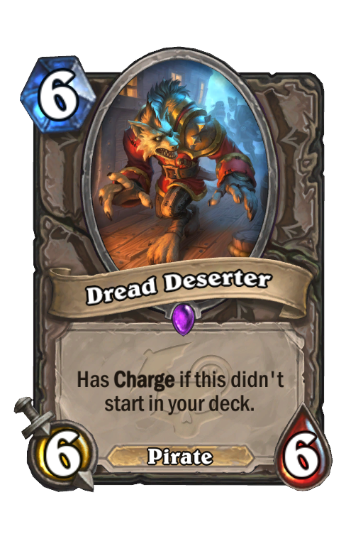 Dread Deserter Hearthstone kártya