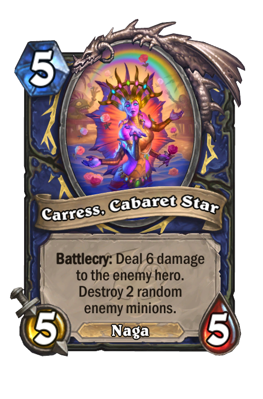 Carress, Cabaret Star Hearthstone kártya
