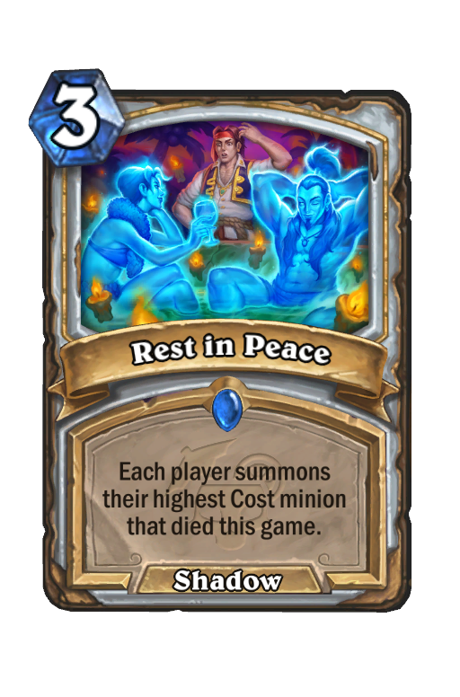 Rest in Peace Hearthstone kártya