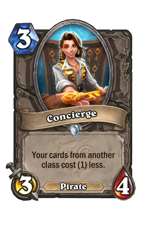 Concierge Hearthstone kártya