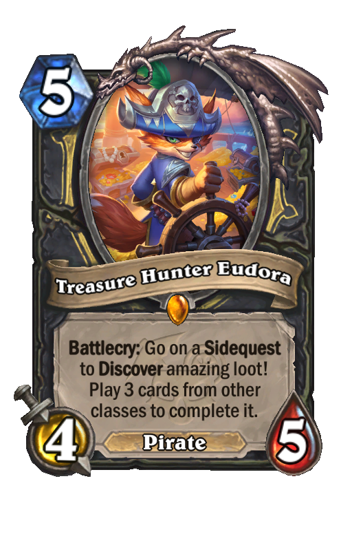 Treasure Hunter Eudora Hearthstone kártya