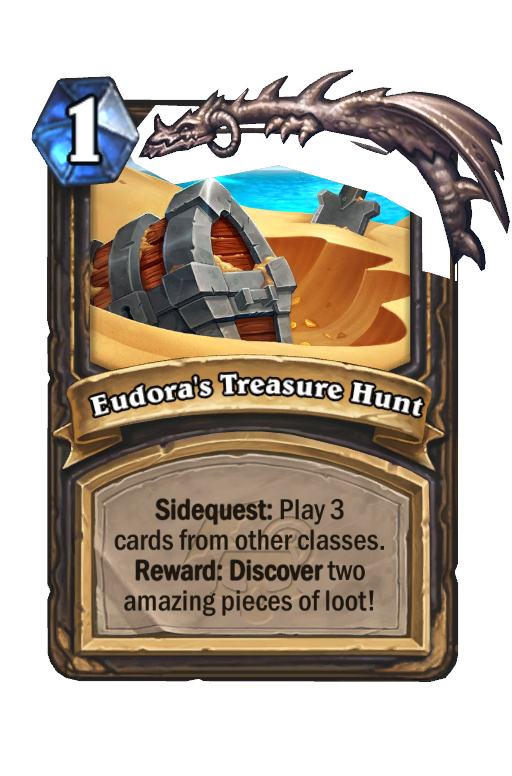 Eudora's Treasure Hunt Hearthstone kártya