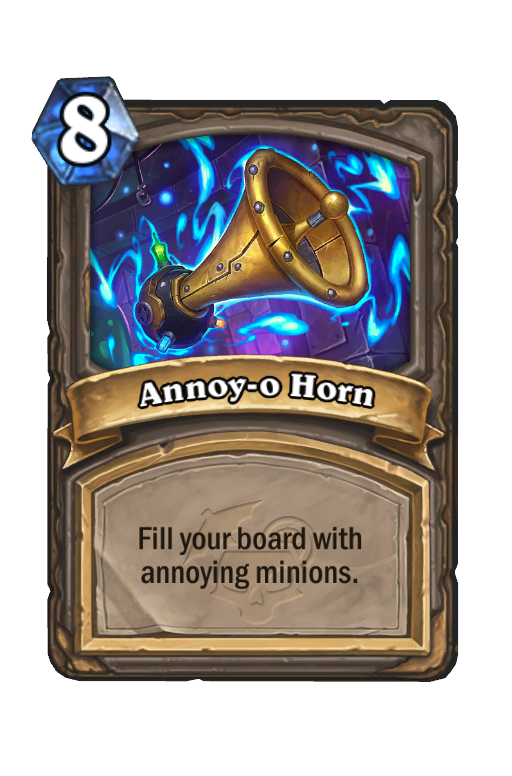Annoy-o Horn Hearthstone kártya