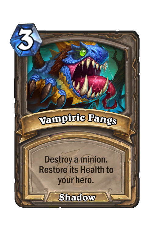 Vampiric Fangs Hearthstone kártya