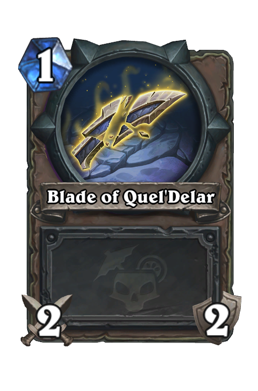 Blade of Quel'Delar Hearthstone kártya