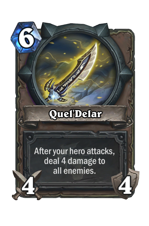 Quel'Delar Hearthstone kártya