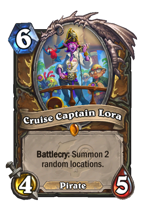 Cruise Captain Lora Hearthstone kártya