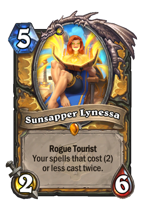 Sunsapper Lynessa Hearthstone kártya