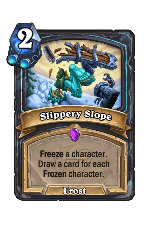 Slippery Slope Hearthstone kártya
