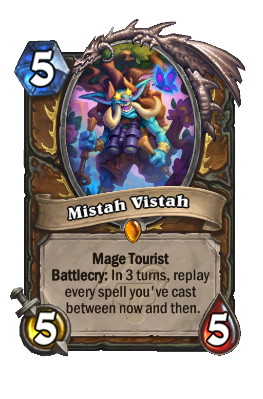 Mistah Vistah Hearthstone kártya