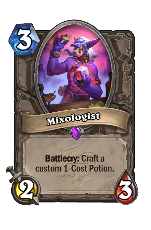 Mixologist Hearthstone kártya