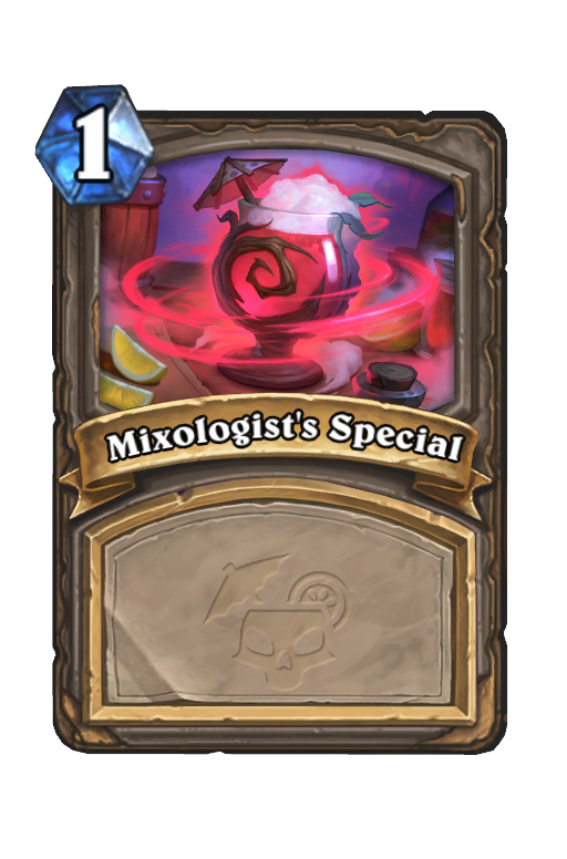 Mixologist's Special Hearthstone kártya