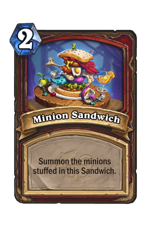 Minion Sandwich Hearthstone kártya