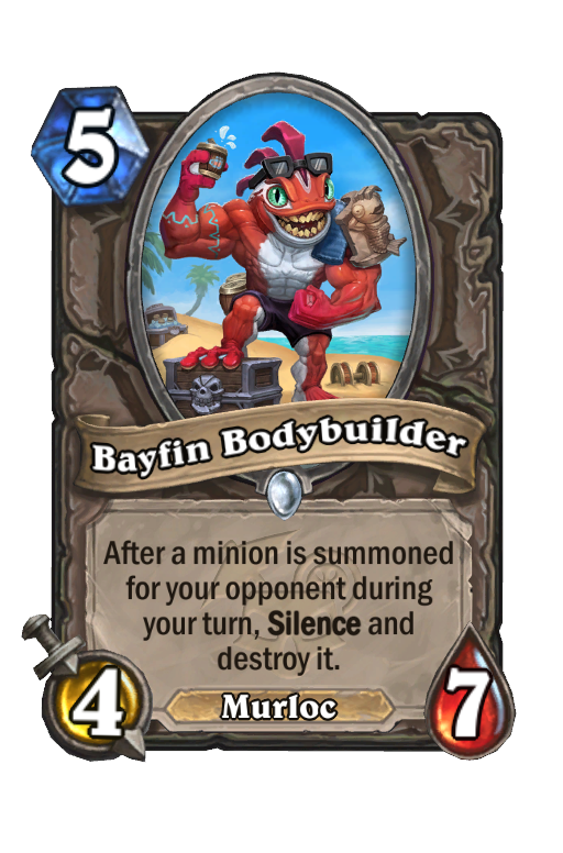 Bayfin Bodybuilder Hearthstone kártya