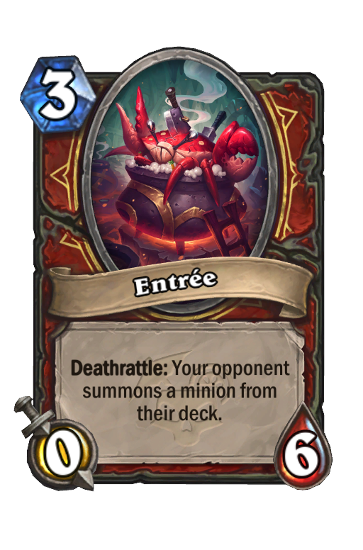 Entrée Hearthstone kártya