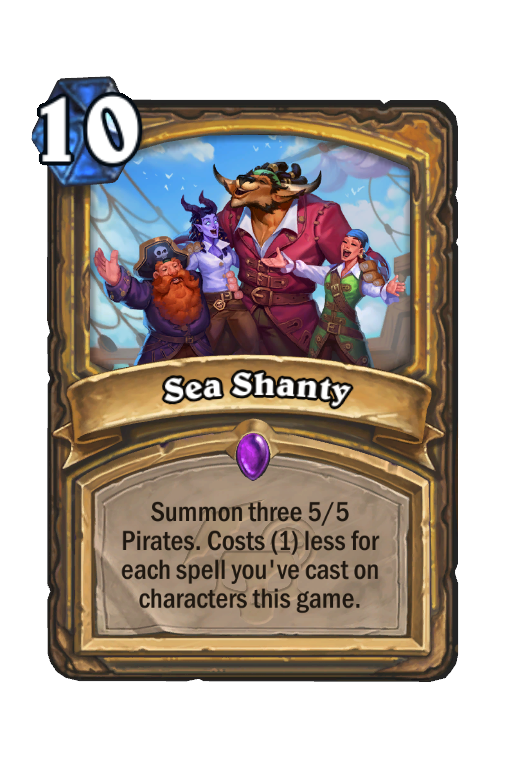 Sea Shanty Hearthstone kártya