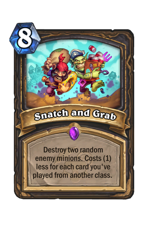 Snatch and Grab Hearthstone kártya