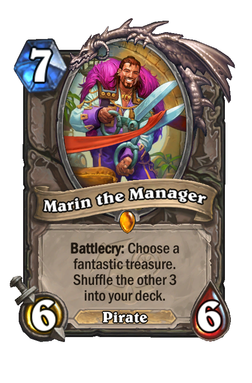 Marin the Manager Hearthstone kártya