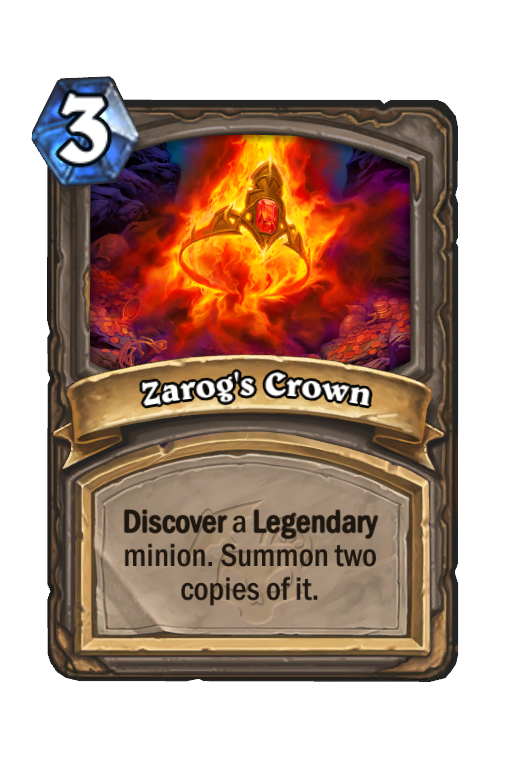 Zarog's Crown Hearthstone kártya