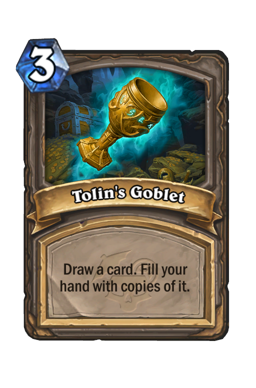 Tolin's Goblet Hearthstone kártya