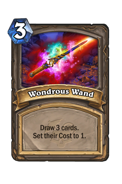 Wondrous Wand Hearthstone kártya
