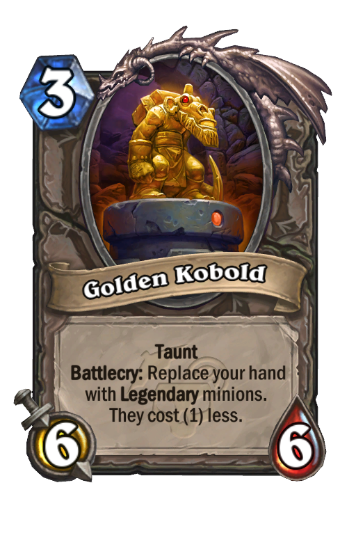 Golden Kobold Hearthstone kártya