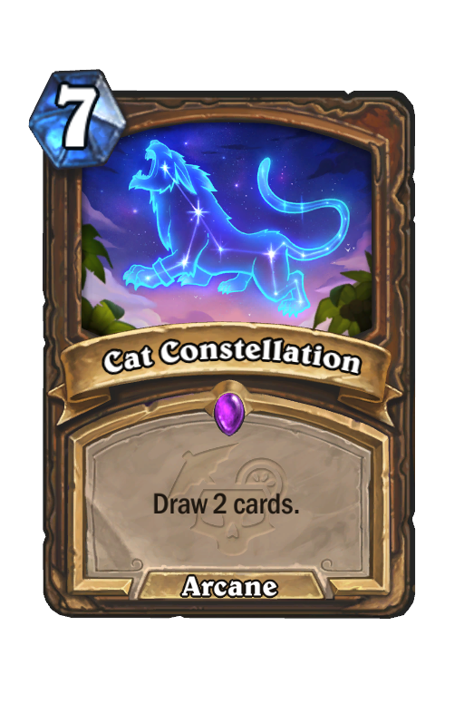 Cat Constellation Hearthstone kártya