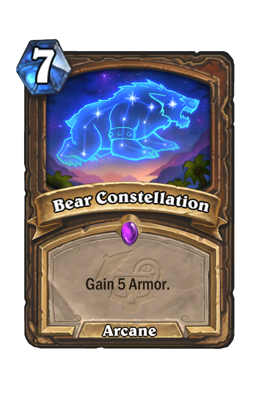 Bear Constellation Hearthstone kártya