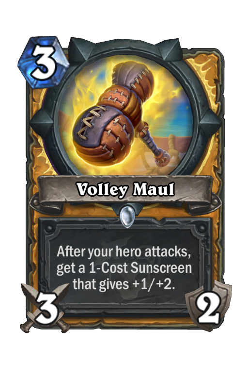Volley Maul Hearthstone kártya