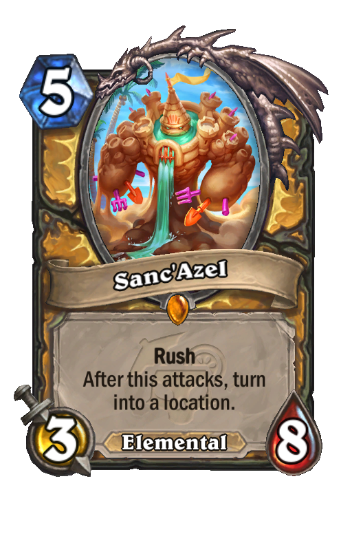 Sanc'Azel Hearthstone kártya