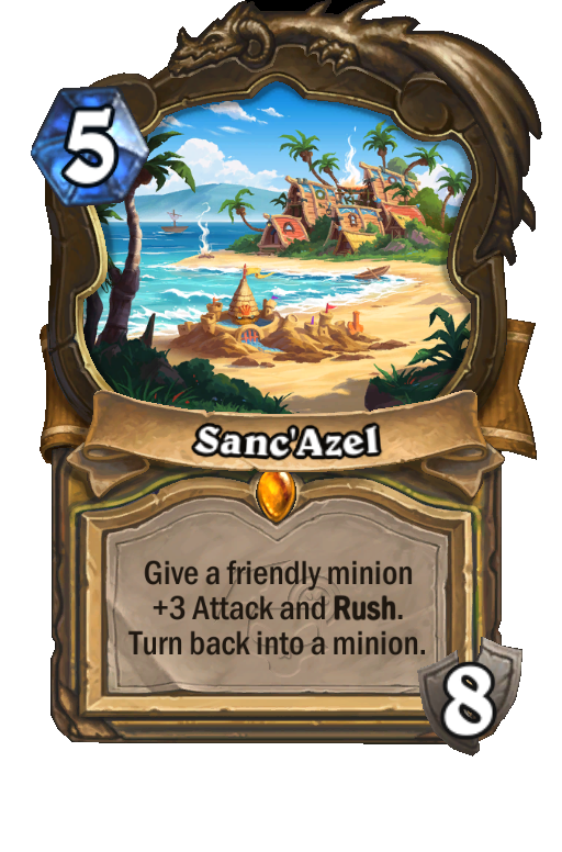 Sanc'Azel Hearthstone kártya