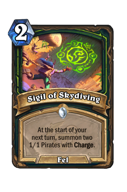 Sigil of Skydiving Hearthstone kártya