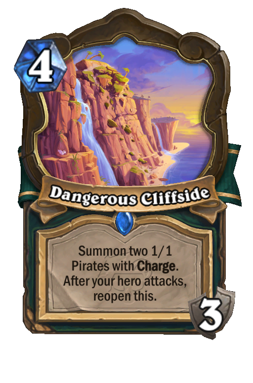 Dangerous Cliffside Hearthstone kártya
