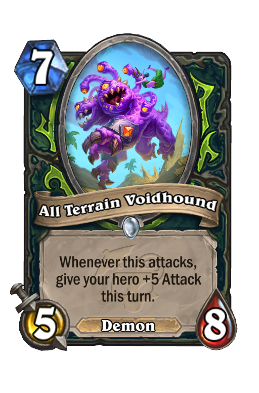 All Terrain Voidhound Hearthstone kártya
