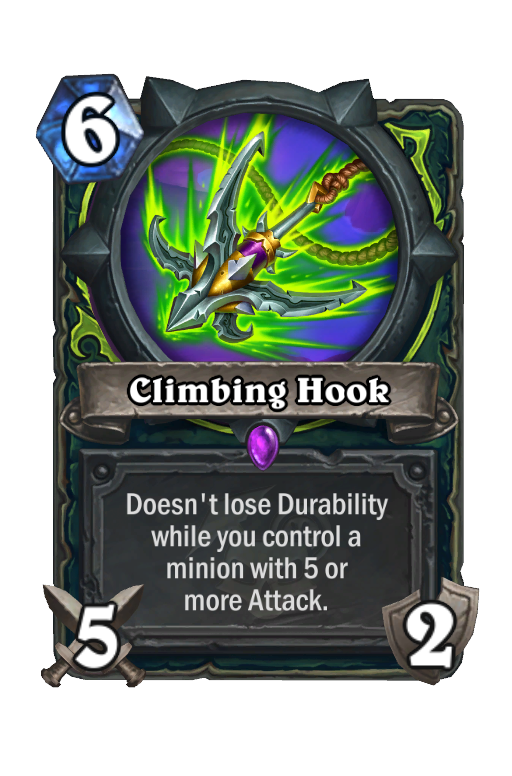 Climbing Hook Hearthstone kártya