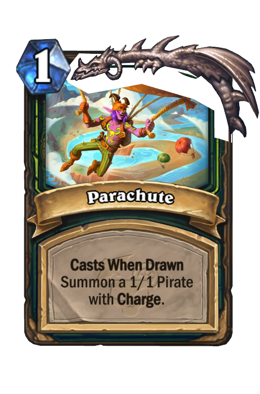Parachute Hearthstone kártya