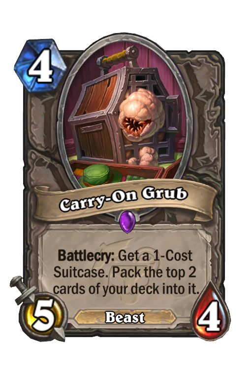 Carry-On Grub Hearthstone kártya