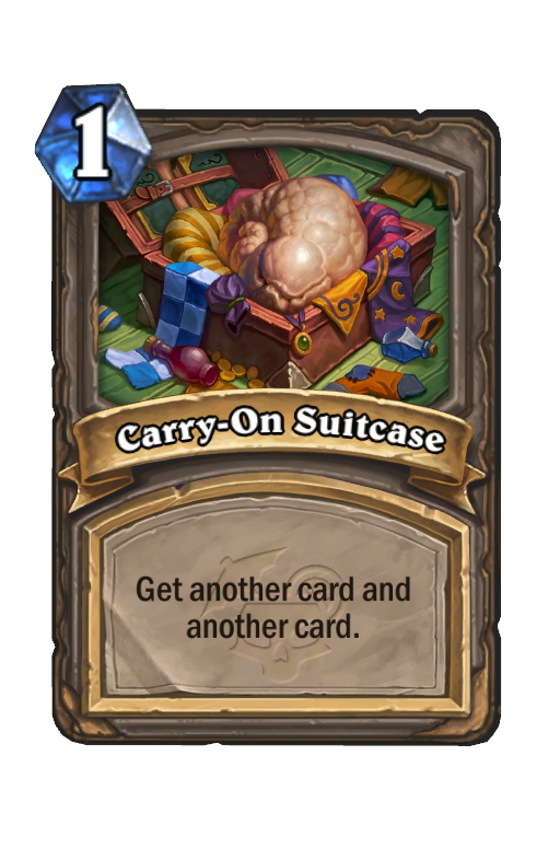Carry-On Suitcase Hearthstone kártya