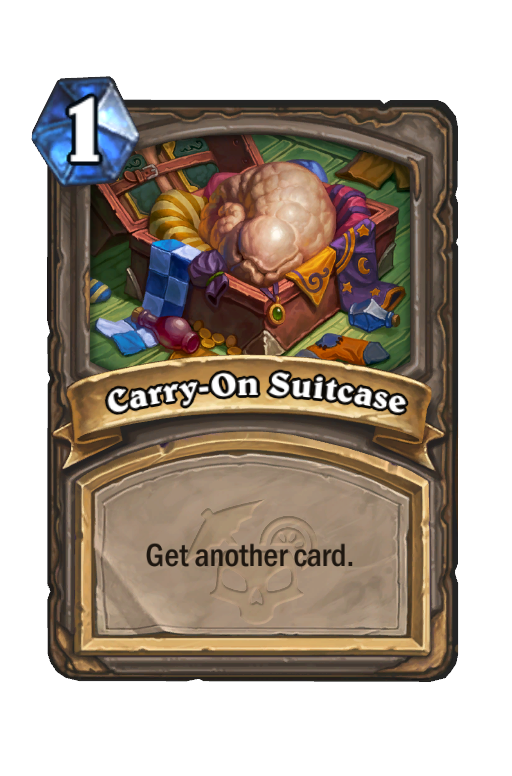 Carry-On Suitcase Hearthstone kártya