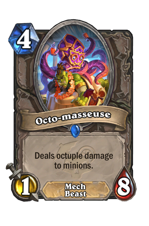 Octo-masseuse Hearthstone kártya